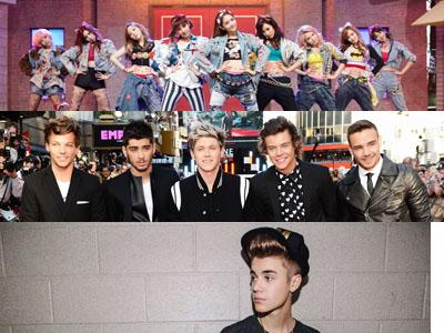 SNSD, One Direction dan Justin Bieber Saingan di YouTube Music Awards 2013!